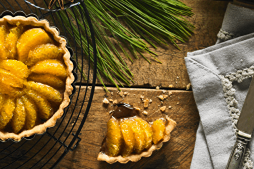 Tartelette San Giuliano à la Clémentine de Corse