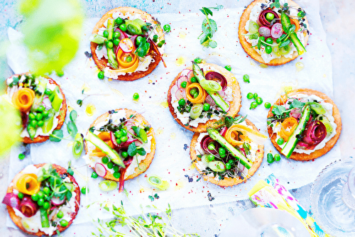 Tartelettes à la ricotta et aux légumes