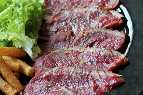 Tataki de Bœuf de Chalosse par le chef Nicolas Fort