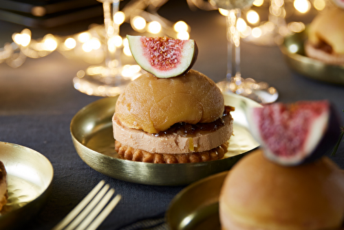 Tatins de foie gras aux figues