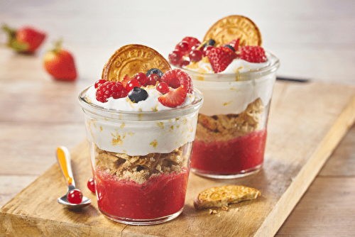 Tiramisu aux Galettes St Michel et aux fruits