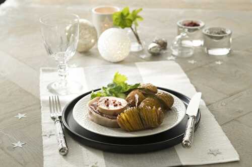 Tournedos Rossini et Pompadour hasselback