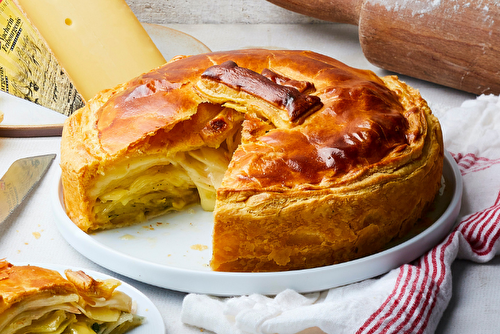 Tourte de pommes de terre Charlotte au Vacherin Fribourgeois AOP