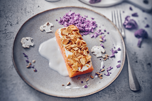 Truite aux amandes au fromage frais léger