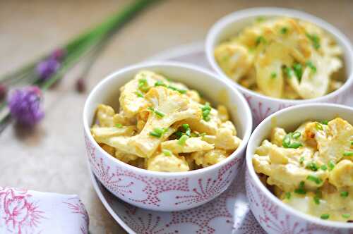 Curry de chou-fleur au lait de coco