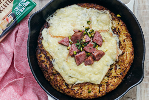 Maxi crique de pommes de terre à la raclette