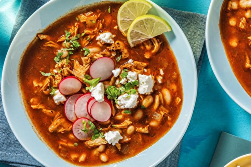 Mijoté de poulet façon Pozole