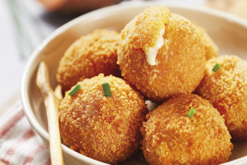 Croquettes de patate douce au fromage