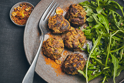 Boulettes de boeuf aux courgettes et aux épices