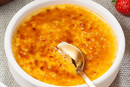 Crème brûlée à la vanille de Madagascar