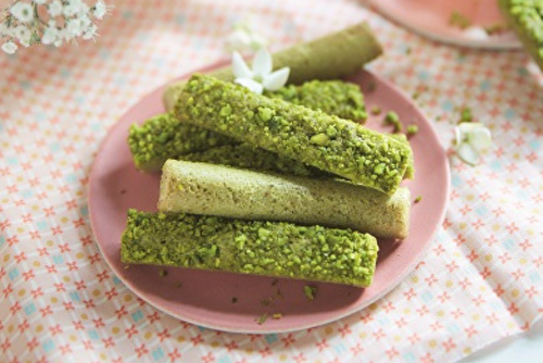 Fingers moelleux à la pistache et au thé matcha