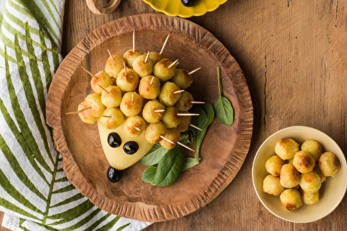 Hérisson de gnocchi farcis à poêler Giovanni Rana au fromage La Vache qui Rit®