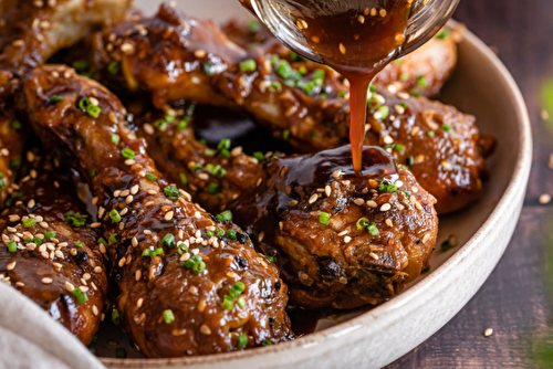 Pilons de poulet au miel