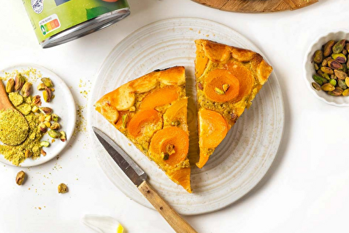 Tarte rustique aux abricots et à la crème de pistache