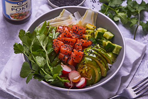 Véritable poke bowl australien