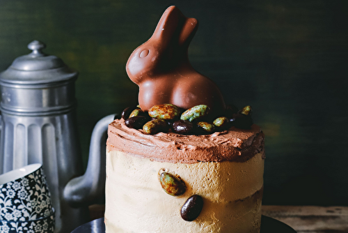 Gâteau de Pâques chocolat et caramel