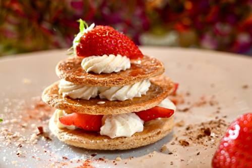 Mille-feuilles aux fraises