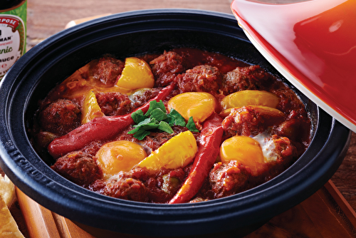 Tajine de kefta d’agneau à la sauce tomate