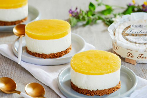 Cheesecake mangue et Tentation de Saint-Félicien