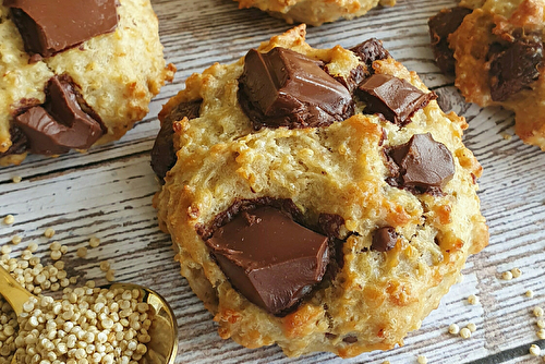Cookies gourmands au quinoa et chocolat