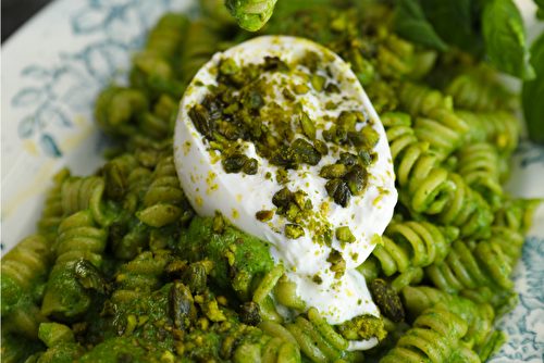 Fusilli au pesto de pistaches