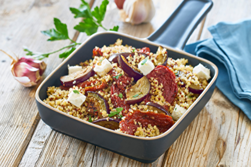 Poêlée d’aubergines à la provençale