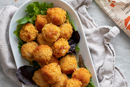 Falafels de lentilles corail au curry