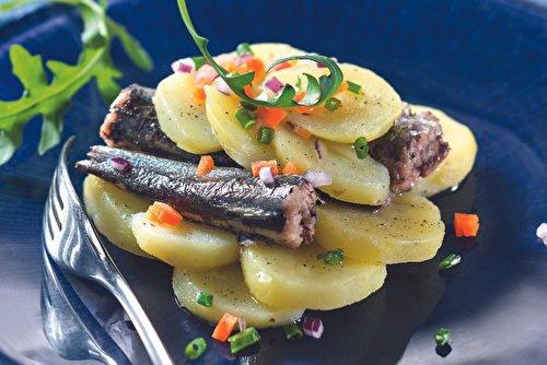 Mille-feuilles de Bonnottes aux sardines