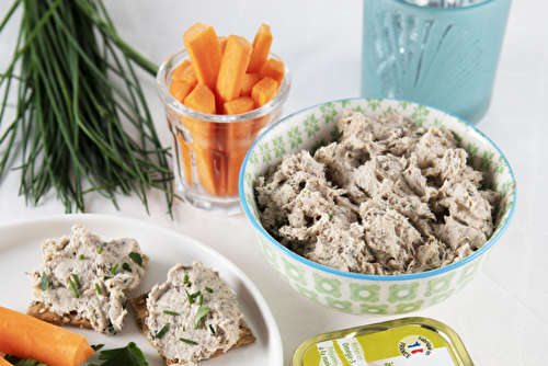 Rillettes de sardines à la ciboulette