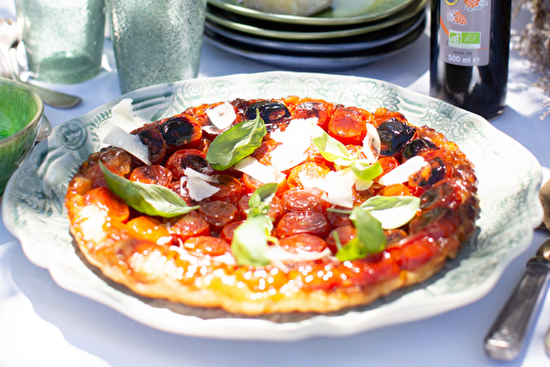 Tatin de tomates cerises au vinaigre balsamique