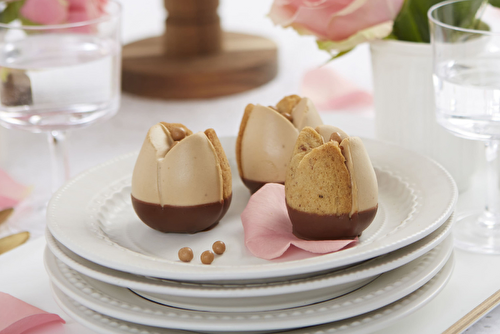 Boutons de fleurs au praliné