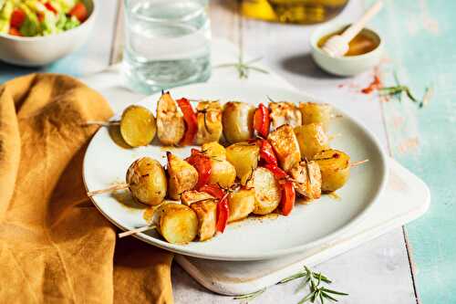 Brochettes de pommes de terre hawaïennes