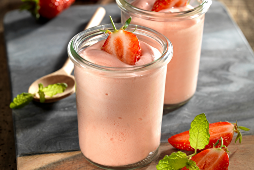 Mousse de fraises Gariguette