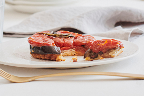 Tatins de tomates au balsamique blanc