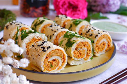 Makis de curry de thon aux épices