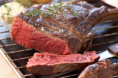 Côte de boeuf au beurre de thym