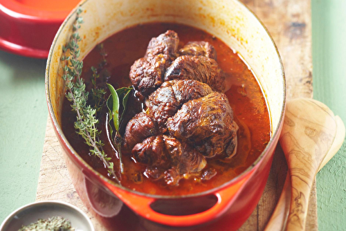 Boeuf Bio confit à la tomate