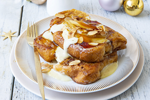 Pain perdu à la crème anglaise