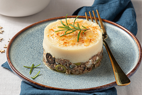 Parmentier de sardines et chou-fleur