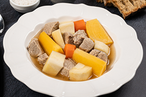 Pot-au-feu de veau aux légumes oubliés