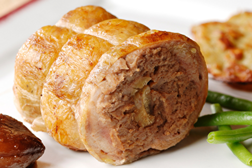 Ballotine de pintade aux marrons