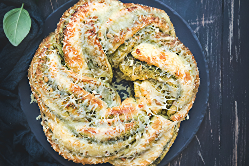 Brioche au pesto et à l’Emmental