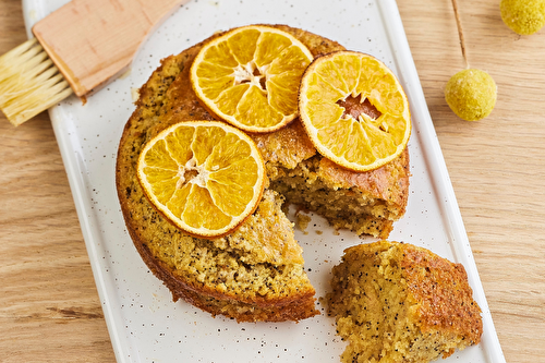 Cake pavot et clémentines de Corse IGP