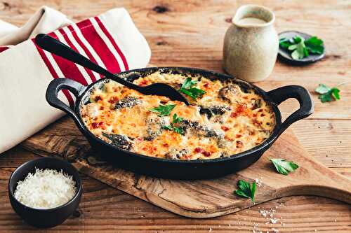 Gratin de légumes racines aux sardines sans arêtes au naturel Connétable