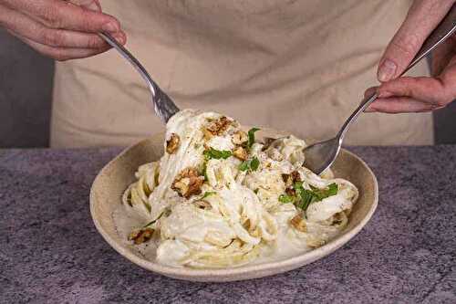 Linguine sauce crémeuse au fromage