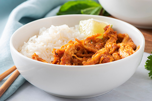 Poulet thaï au beurre de cacahuètes