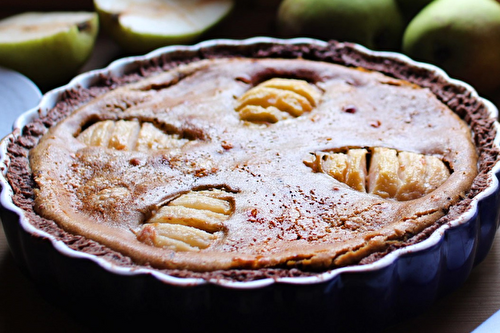 Tarte marrons-poires