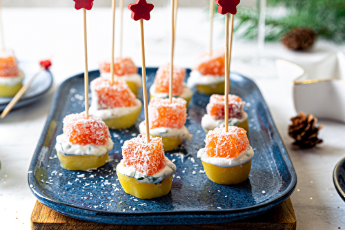 Bouchées de saumon de Norvège à la noix de coco