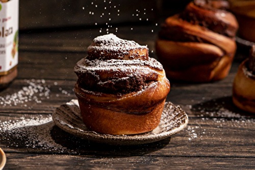 Brioches roulées à la Nocciolata