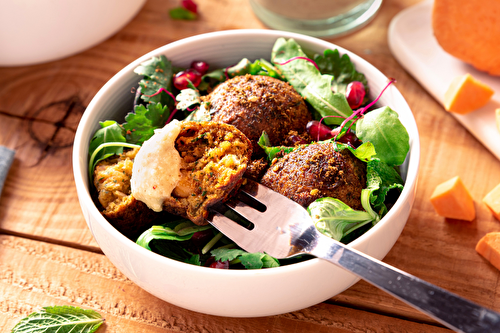 Falafels de patates douces de Caroline du Nord